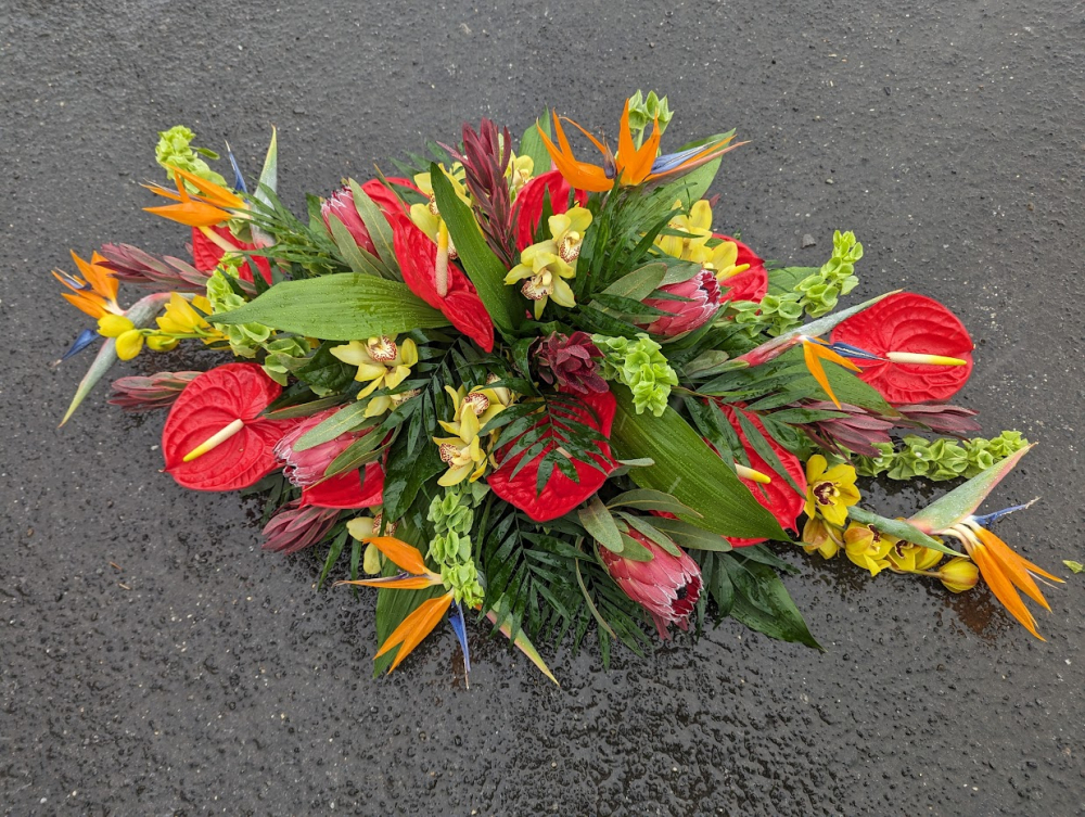 exotic flower spray A